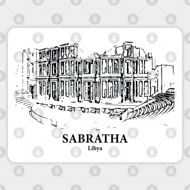 Sabratha - Libya Magnet by Lakeric
